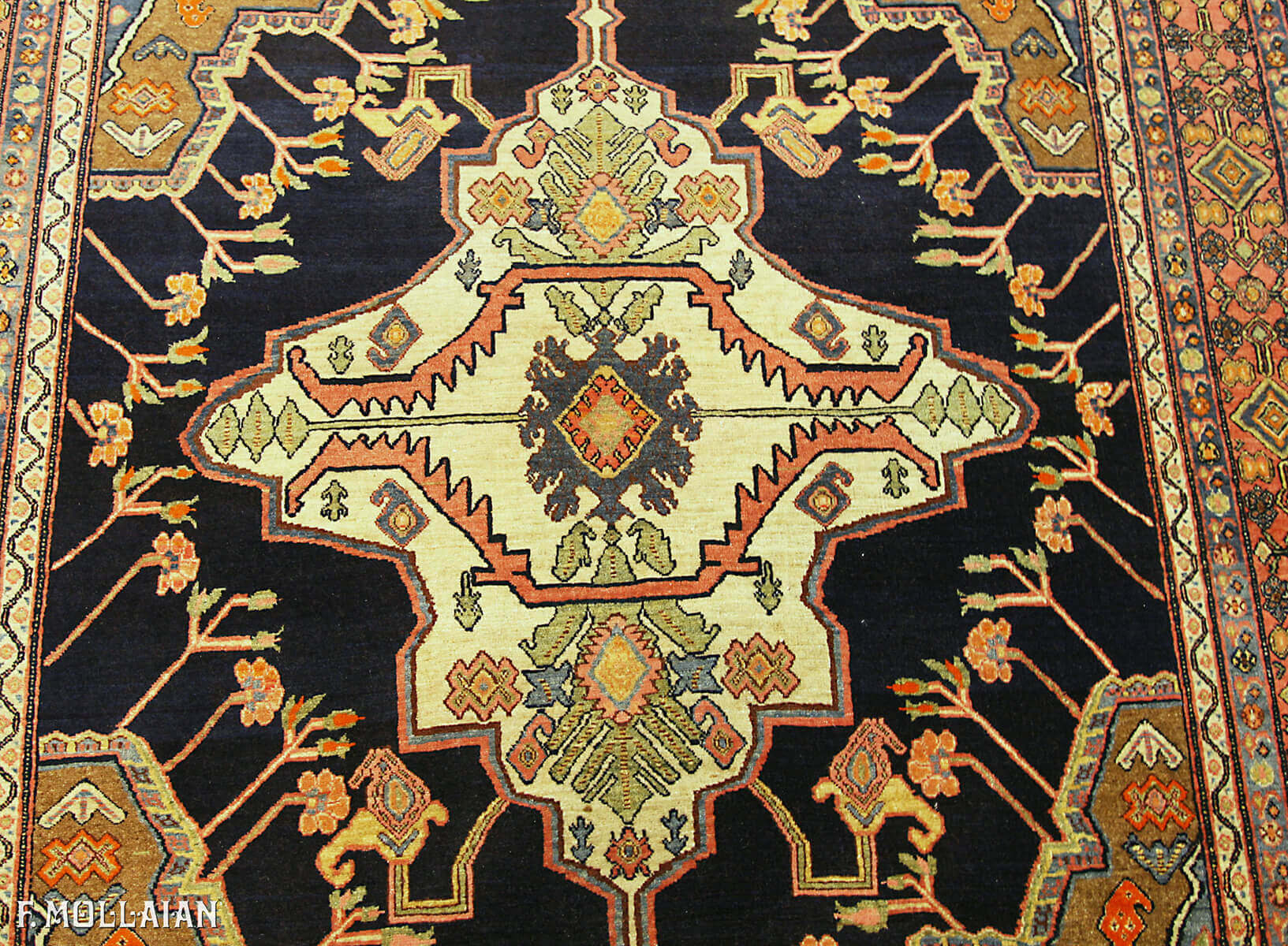 Tapis Persan Antique Bijar (Bidjar) n°:52774968